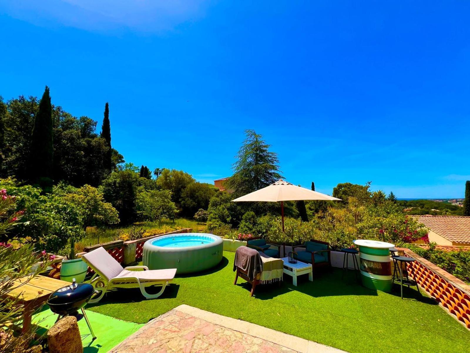 Bastide Provencale Vue Mer A 5 Min De La Plage Sanary-sur-Mer Eksteriør billede